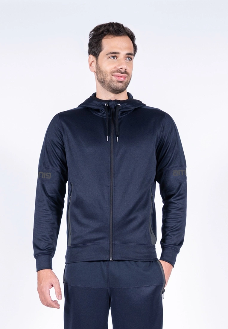 Amnig Men Athleisure Zip Hoodie