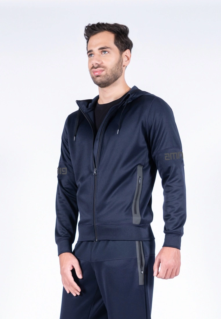 Amnig Men Athleisure Zip Hoodie - Image 2