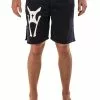 AMNIG Men Fighter Shorts-20" Navy White