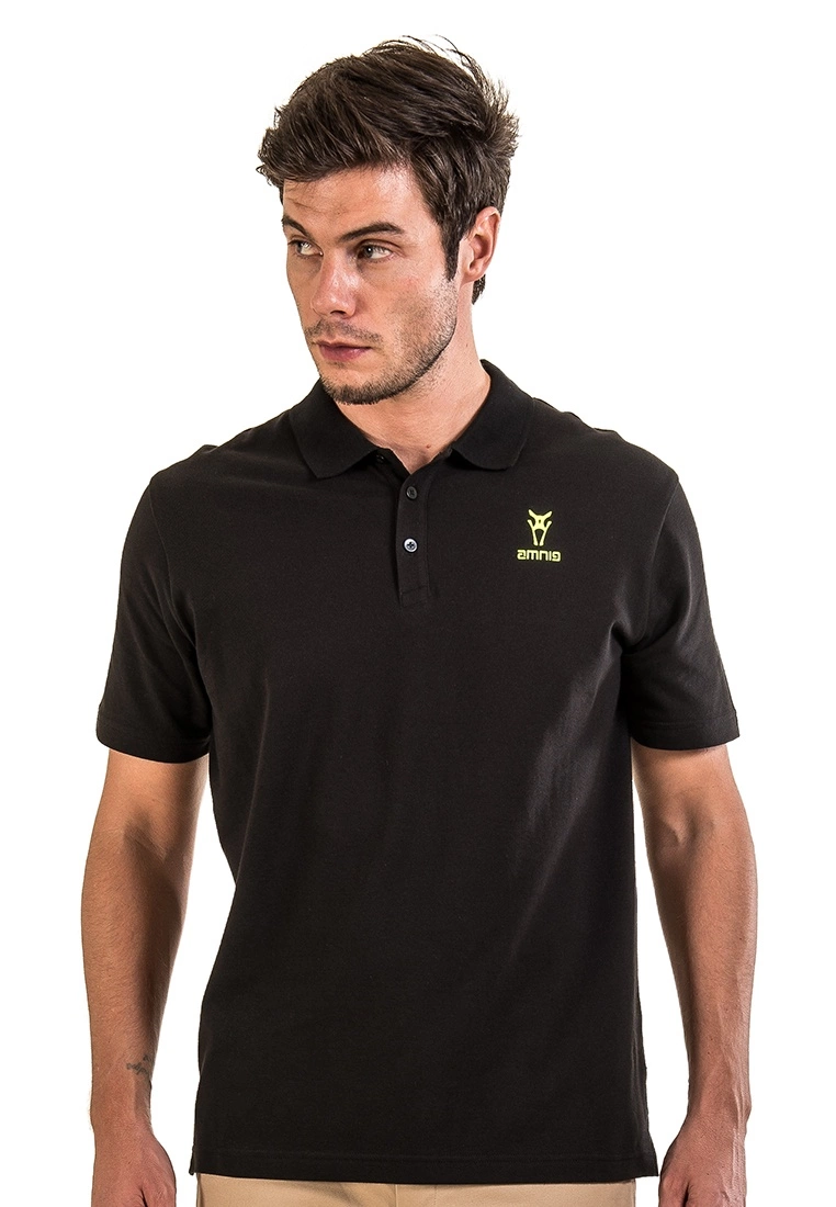 Amnig Men Basic Polo (Black)