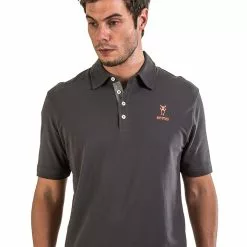 Amnig Men Classic Polo (Dark Shadow)