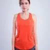 Amnig Women Flex Slim Racer Back Tank Top (Hot Coral)