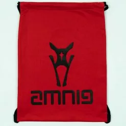 AMNIG Drawstring Bag (Red/Black)