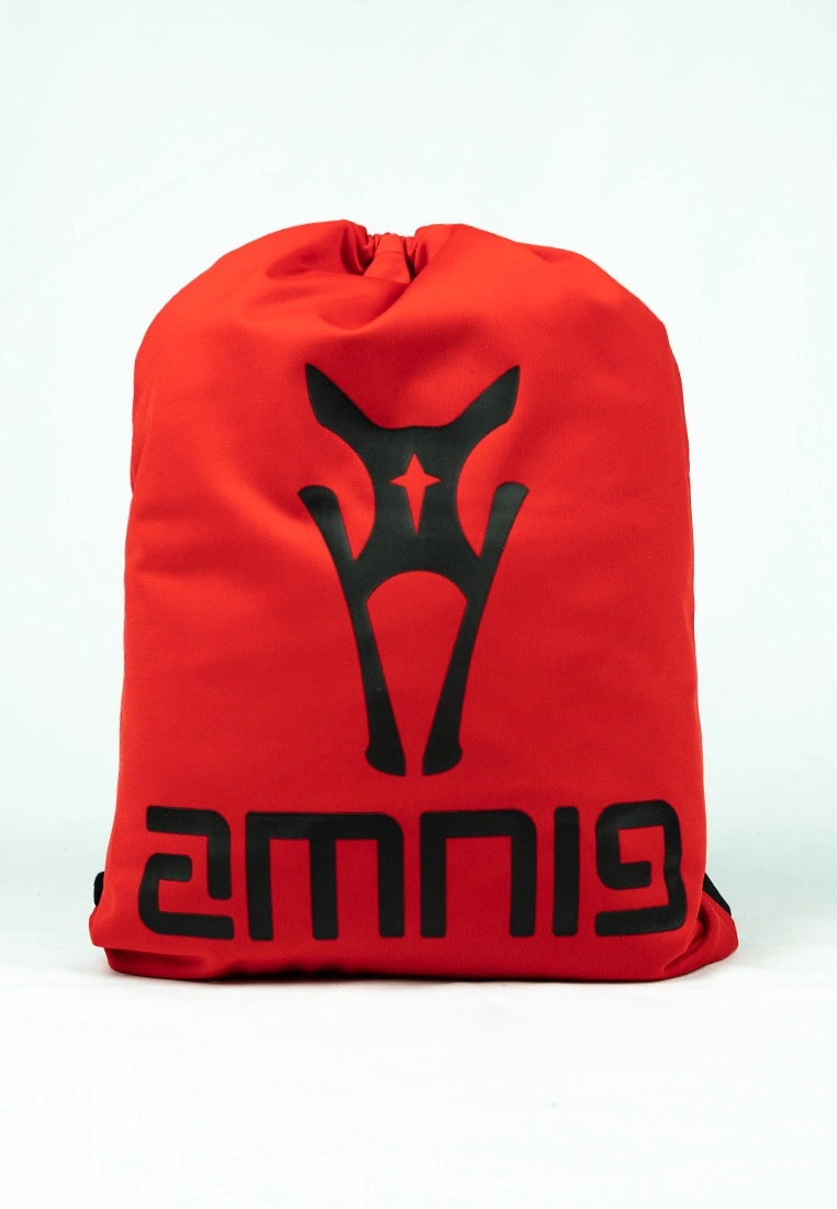 AMNIG Drawstring Bag (Red/Black) - Image 3