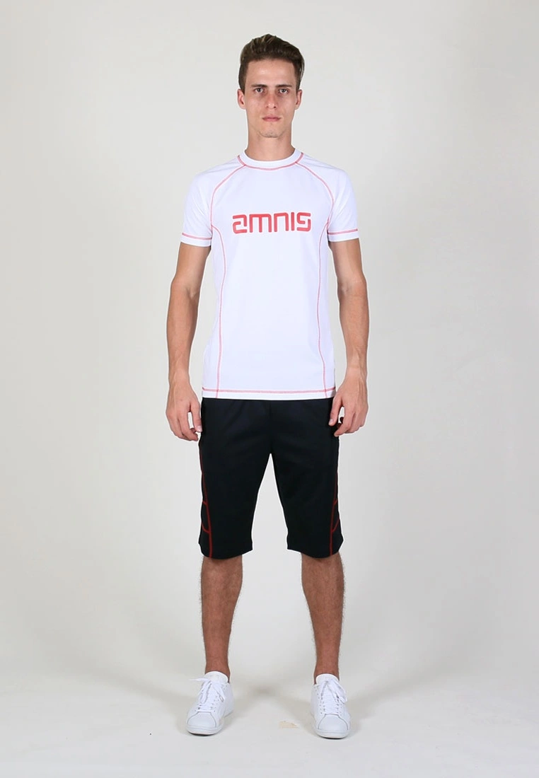 Amnig Men Training Logo Tee (White) - Image 2