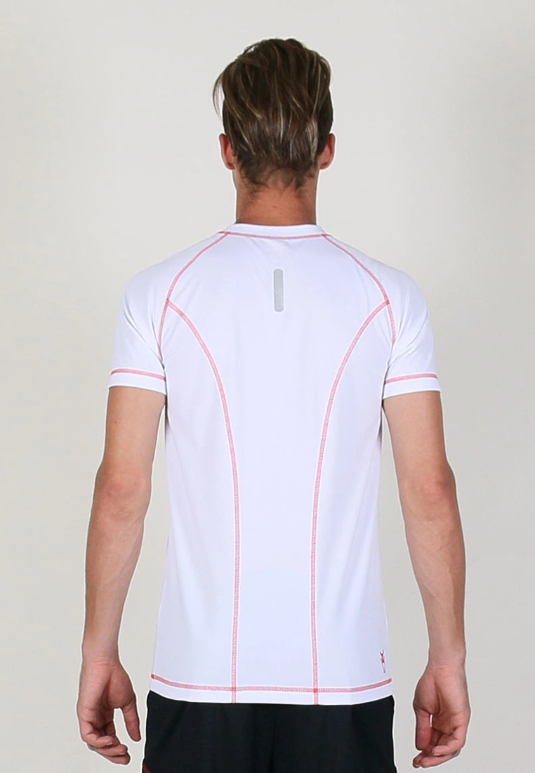 Amnig Men Training Logo Tee (White) - Image 3