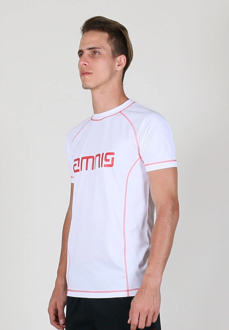 Amnig Men Training Logo Tee (White) - Image 4