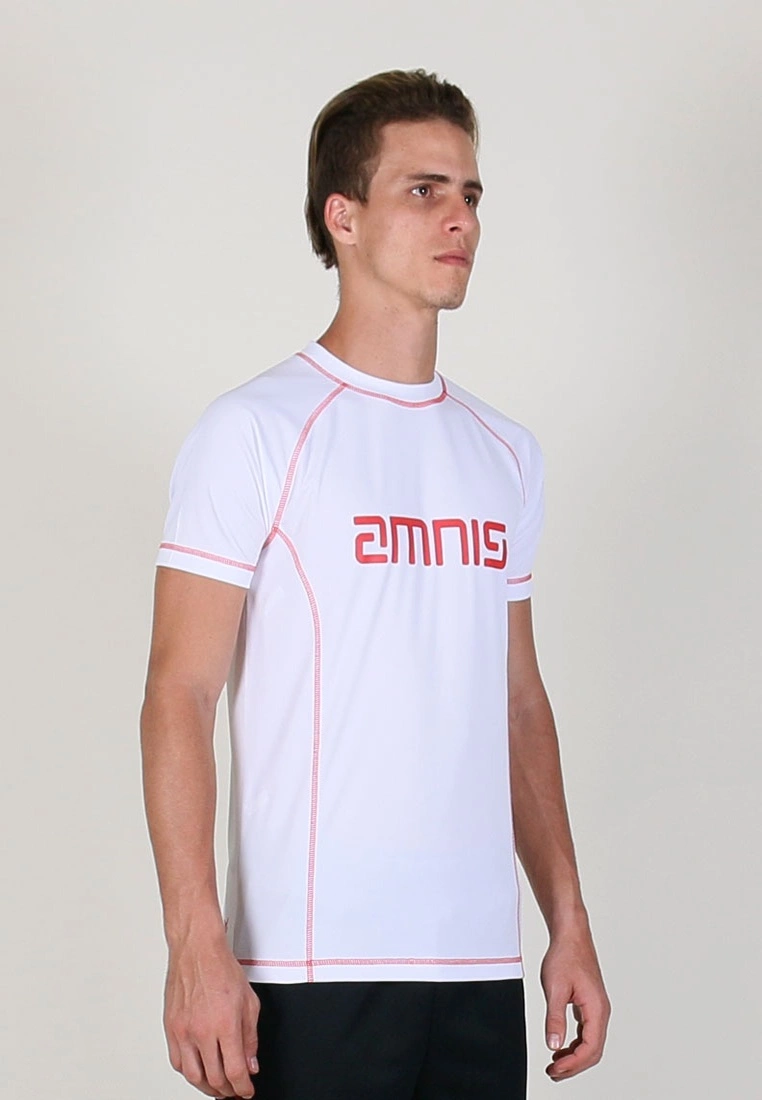 Amnig Men Training Logo Tee (White) - Image 5