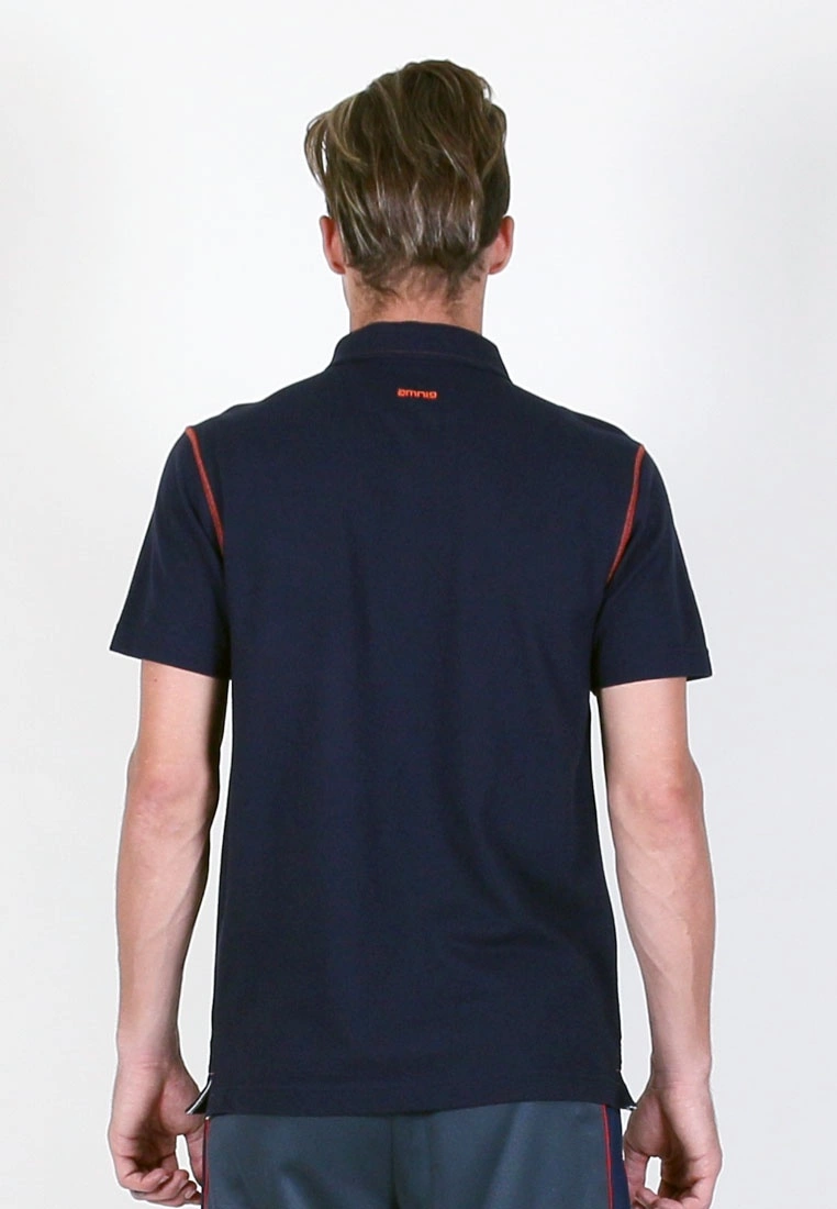 Amnig Men Stand Collar Polo - Image 4
