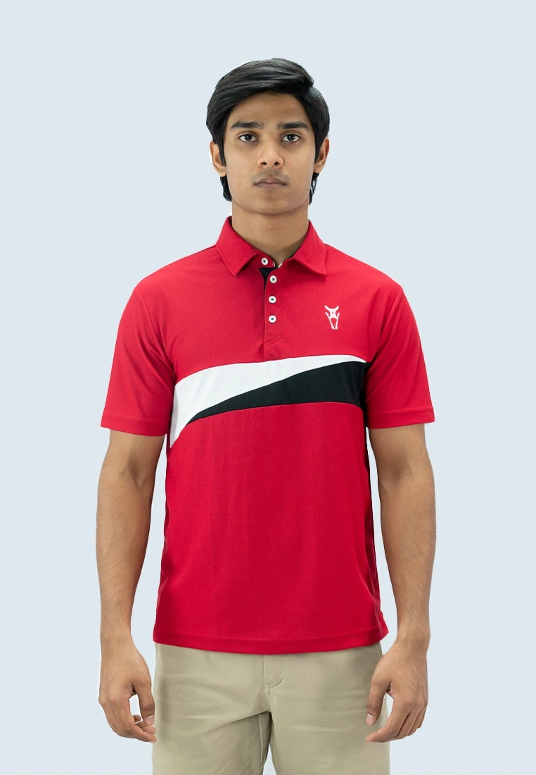 Amnig Men Swift Polo (Tango Red/Black)