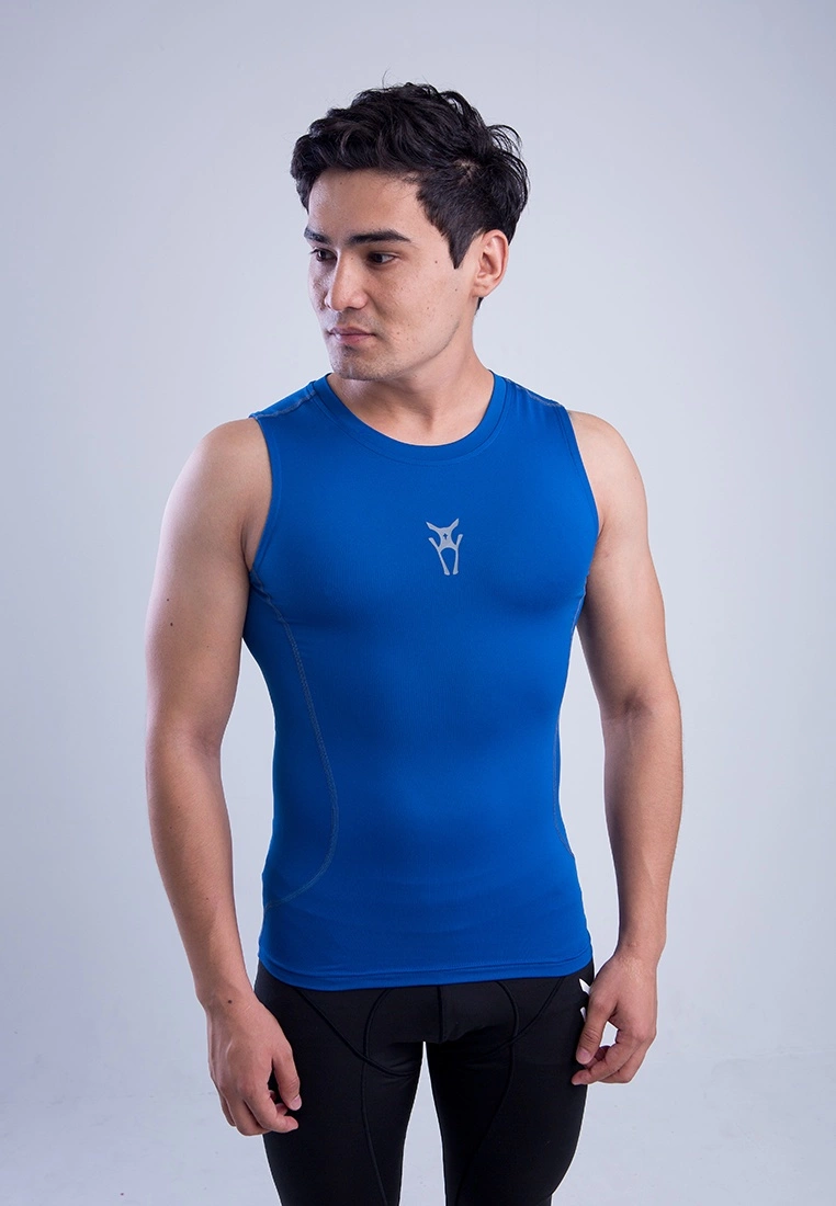 Amnig Men Fury Compression Sleeveless (True Blue)