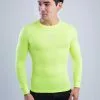Amnig Men Ignite Compression Long Sleeve (Fuel Yellow)