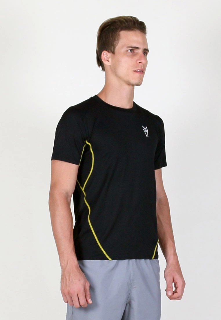 AMNIG Men React Training Tee (Black) - Image 2