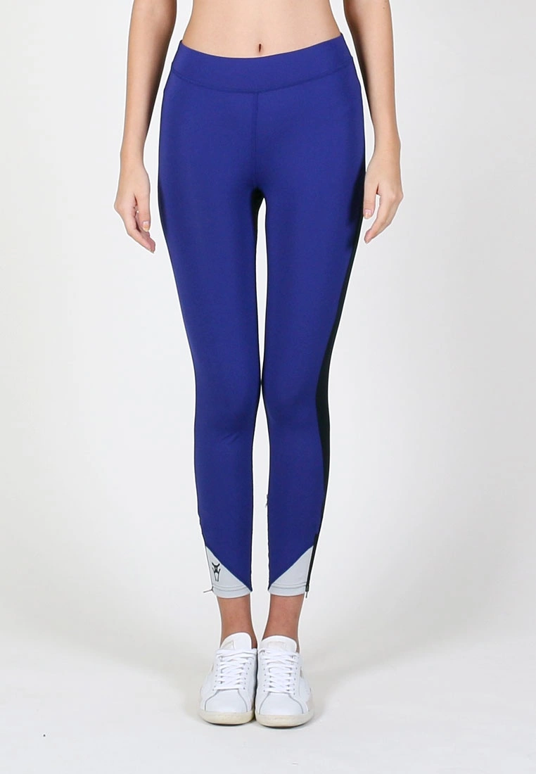 AMNIG Women Synergy Legging (Black/Purple)