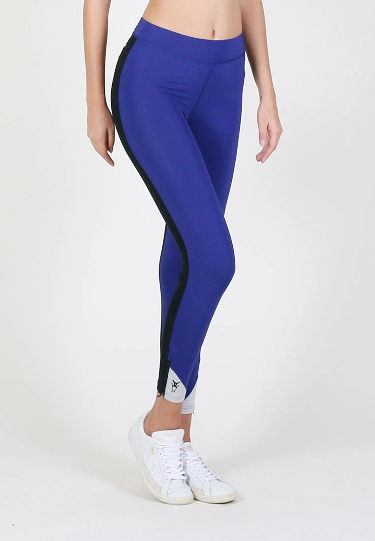 AMNIG Women Synergy Legging (Black/Purple) - Image 3
