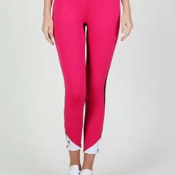 AMNIG Women Synergy Legging (Black/Pink)