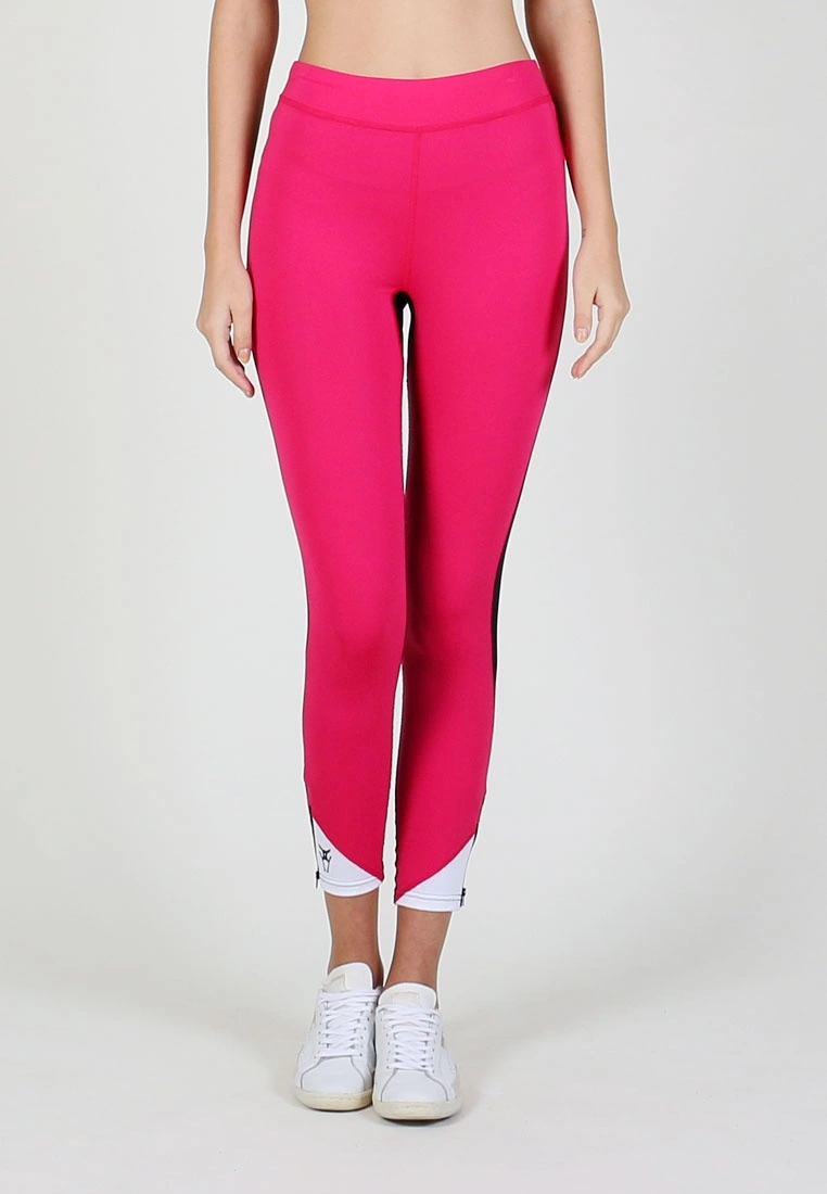 AMNIG Women Synergy Legging (Black/Pink)