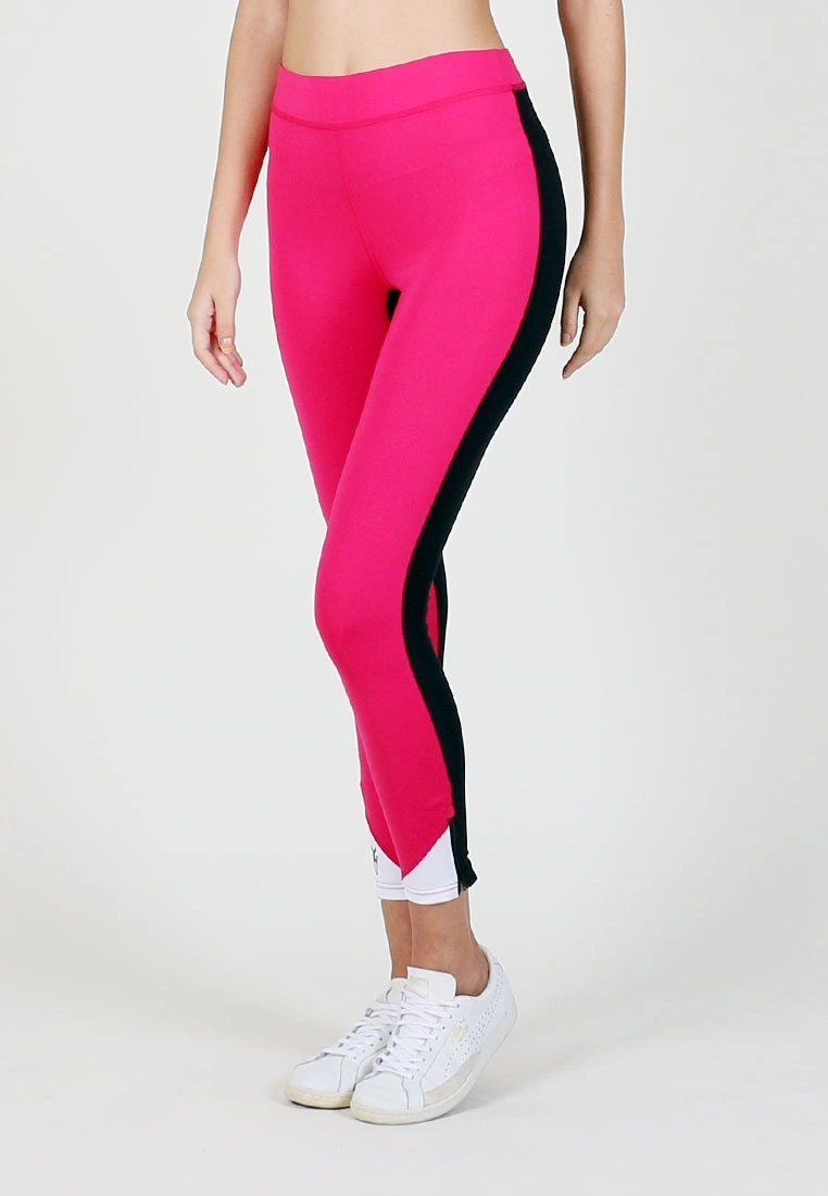 AMNIG Women Synergy Legging (Black/Pink) - Image 2