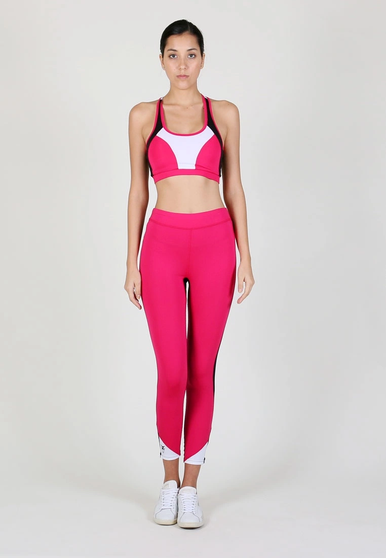 AMNIG Women Synergy Legging (Black/Pink) - Image 5