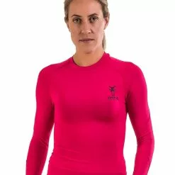 Amnig Maxforce Recapture Compression Long Sleeve Top (Berry)