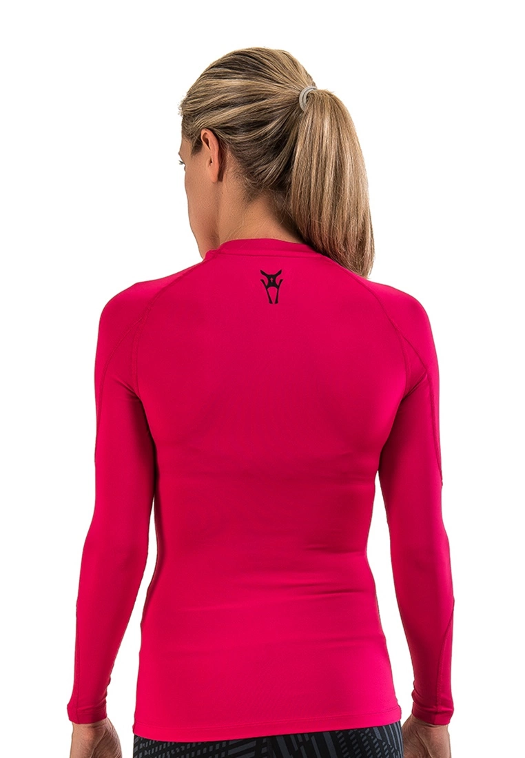 Amnig Maxforce Recapture Compression Long Sleeve Top (Berry) - Image 4