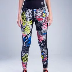 Amnig Women Vigor Leggings (Black High Rise)