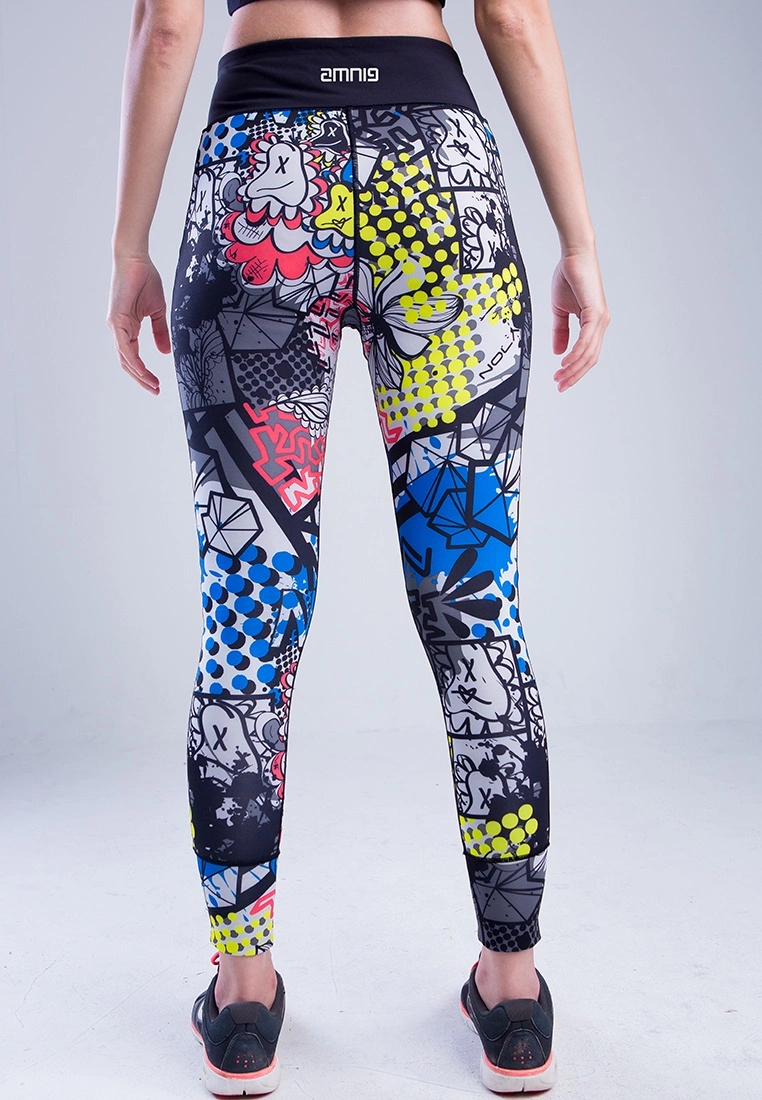 Amnig Women Vigor Leggings (Black High Rise) - Image 3