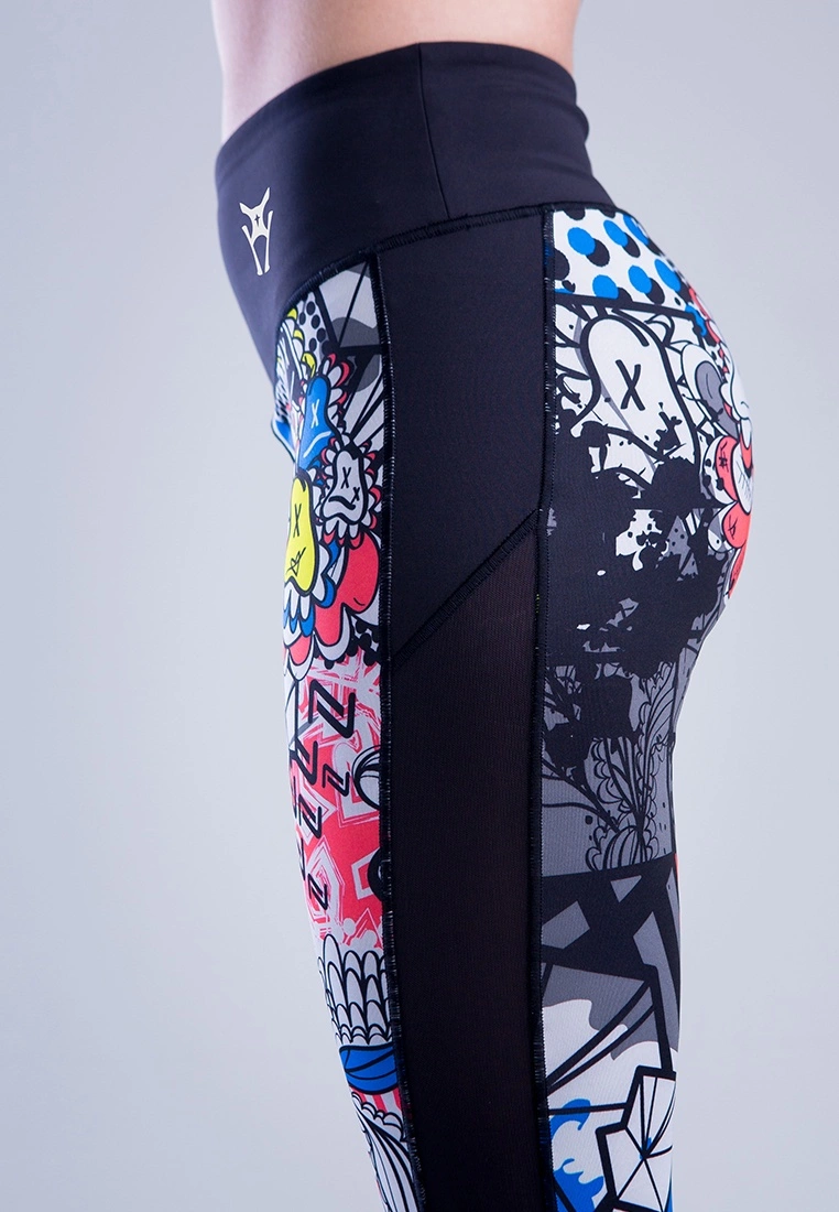 Amnig Women Vigor Leggings (Black High Rise) - Image 4