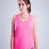 Amnig Women Flex Pro Strap Back Tank Top (Pink Heather)