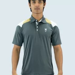 Amnig Men Strive Polo ( Dark Shadow/ White)