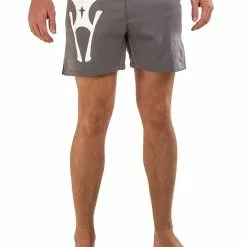 AMNIG Men Fighter Shorts-15" Grey