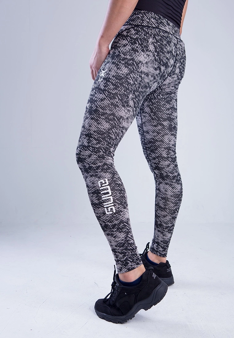 Amnig Men Energy Compression Long Pants (Black/Grey Combo) - Image 3