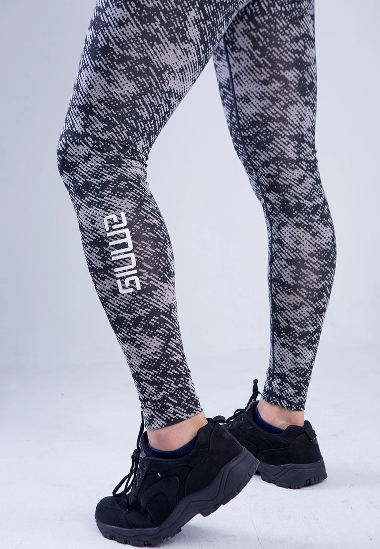 Amnig Men Energy Compression Long Pants (Black/Grey Combo) - Image 4