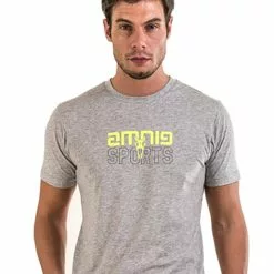 Amnig Men Sport Tee (Light Grey)