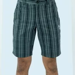 Amnig Men Indefinite Golf Shorts (Black/Grey)