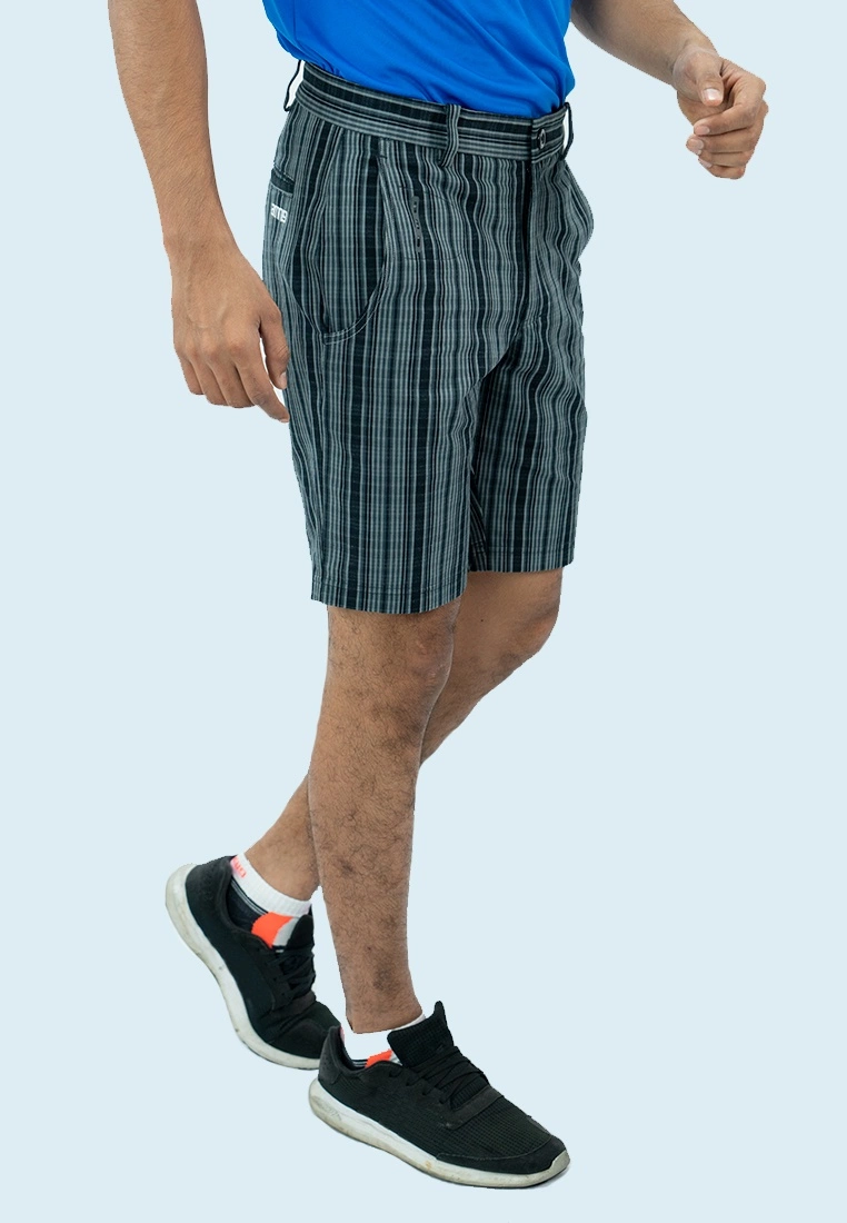 Amnig Men Indefinite Golf Shorts (Black/Grey) - Image 4