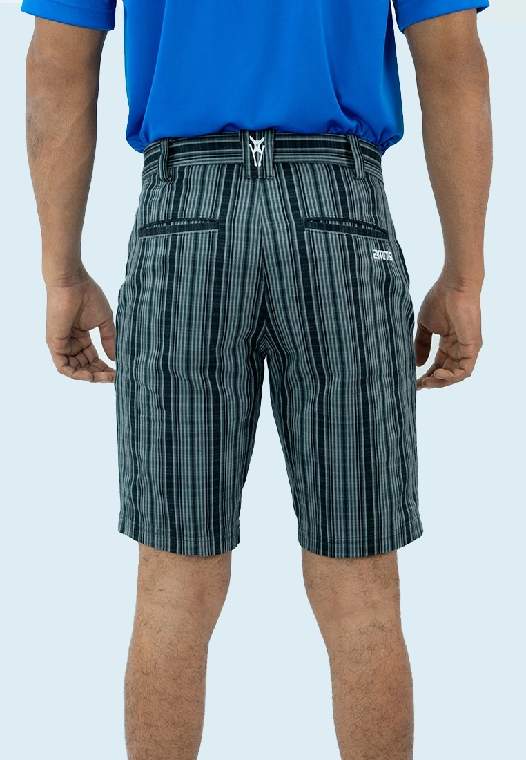 Amnig Men Indefinite Golf Shorts (Black/Grey) - Image 5