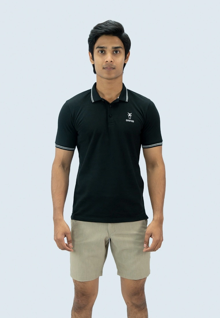 Amnig Men Precision Golf Shorts (Brown) - Image 5