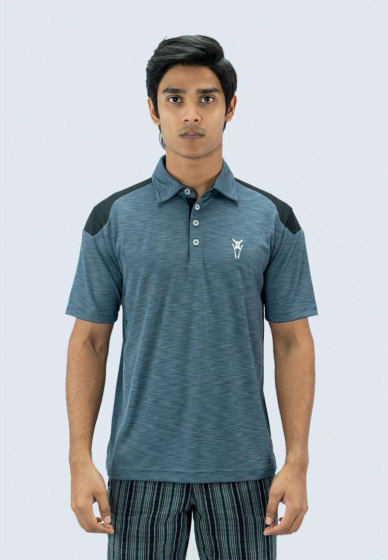 Amnig Men Endeavor Polo (Turbulance/ Black)