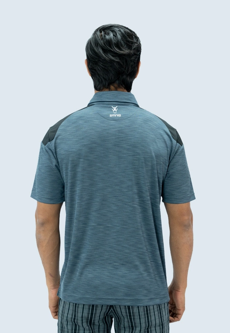 Amnig Men Endeavor Polo (Turbulance/ Black) - Image 4
