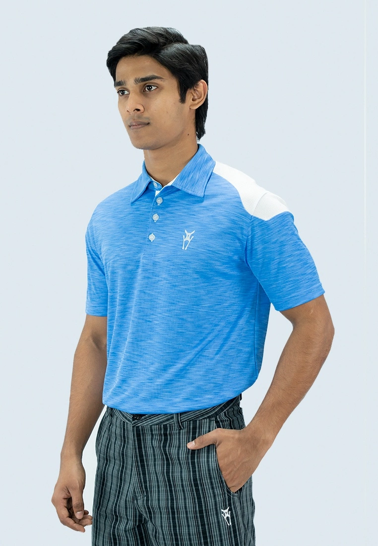 Amnig Men Endeavor Polo (Ultramarine/White)