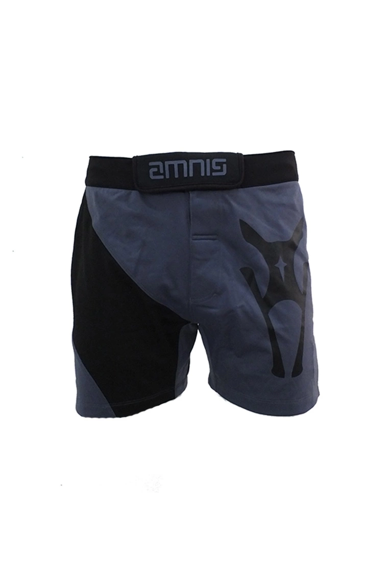AMNIG Men Fighter Short - 20' (Grey/Black)