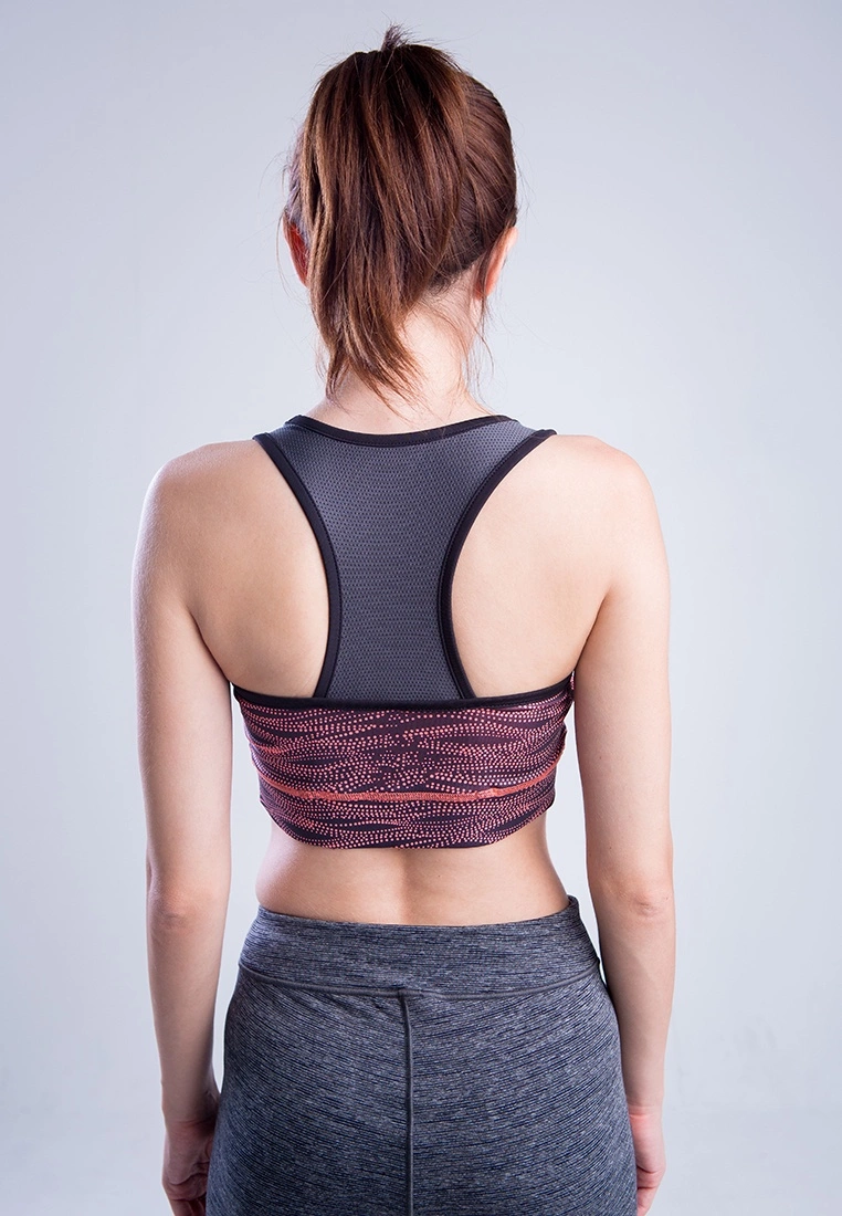 Amnig Women Flex Pro Racer Back Sport Bra (Periscope) - Image 3