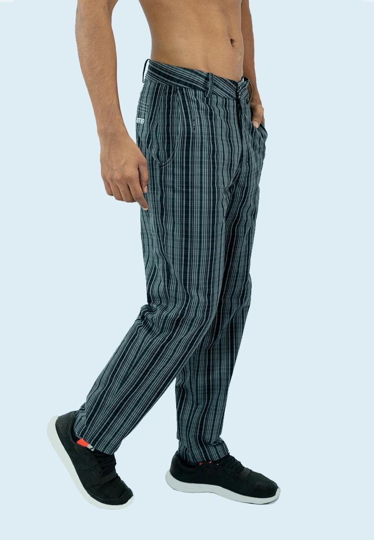 Amnig Men Precision Golf Pants (Black/Grey) - Image 3