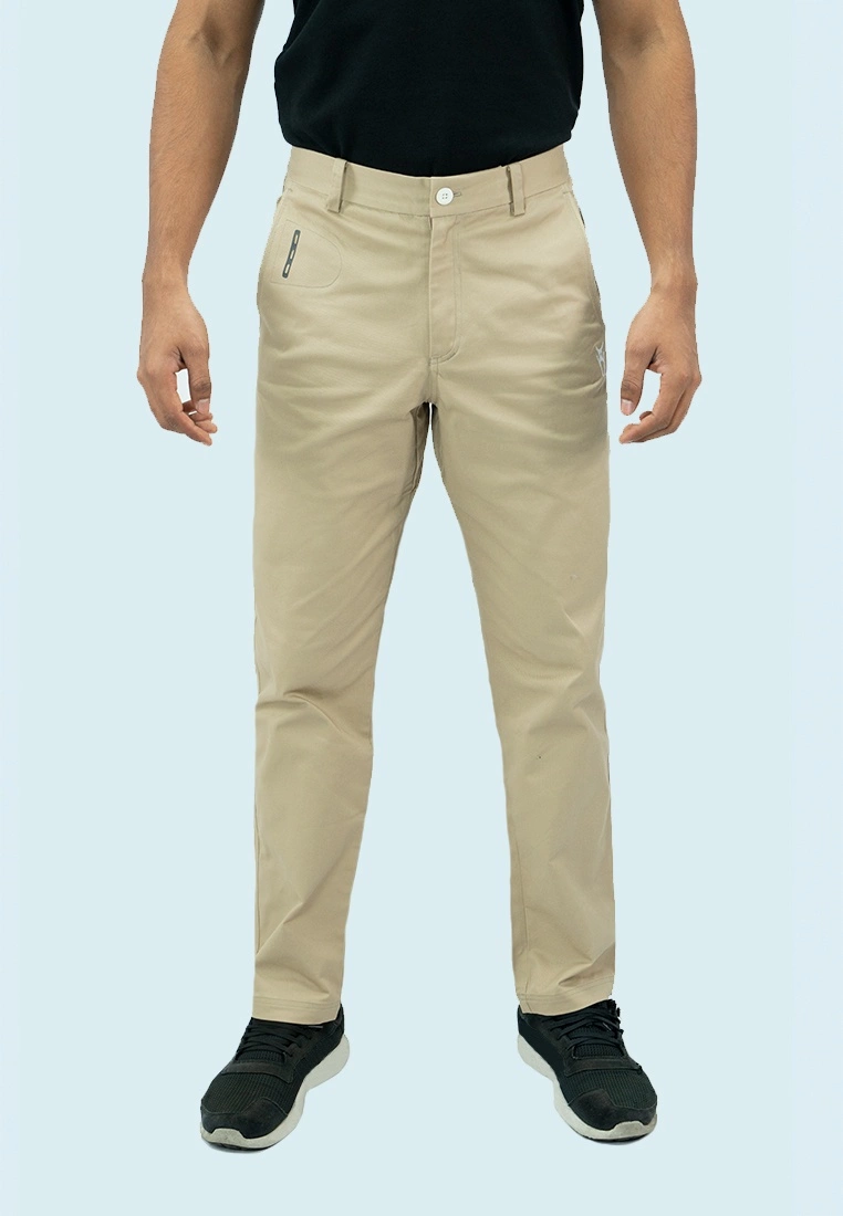 Amnig Men Precision Golf Pants (Brown)