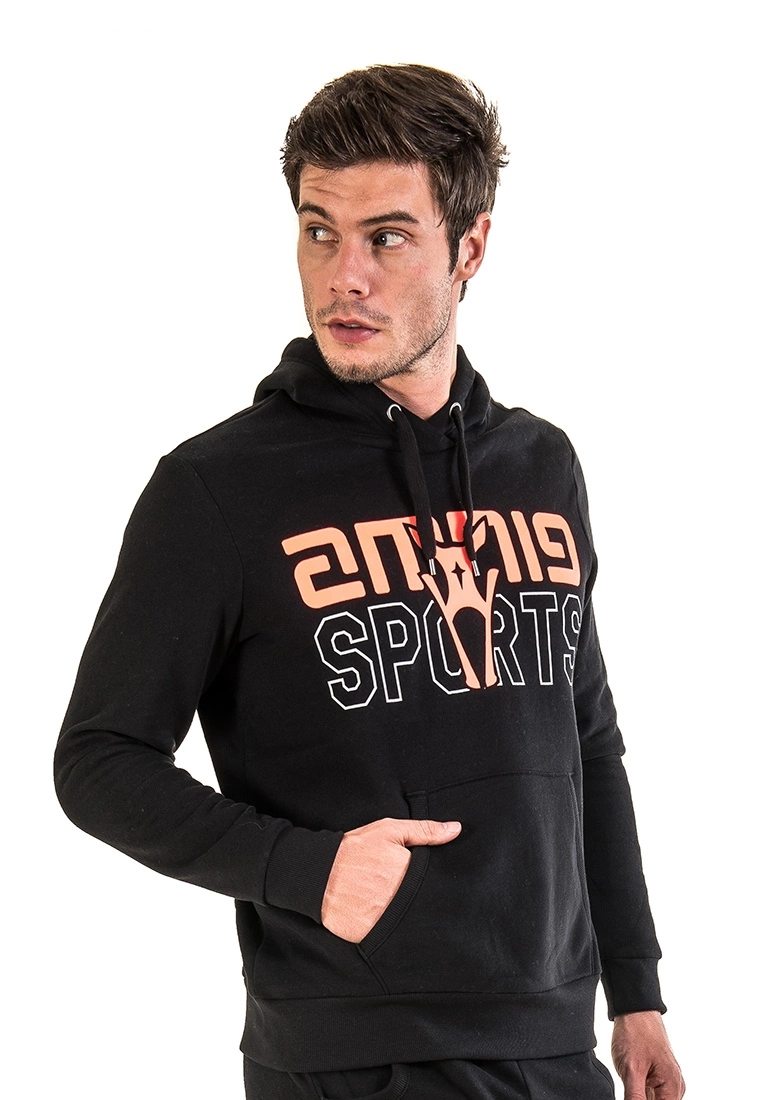Amnig Sports Pullover Hoodie (Black) - Image 5