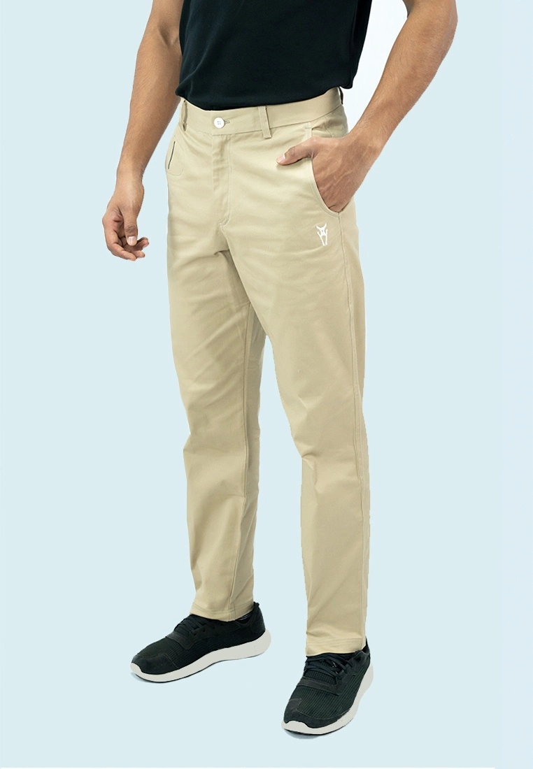 Amnig Men Precision Golf Pants (Brown) - Image 2