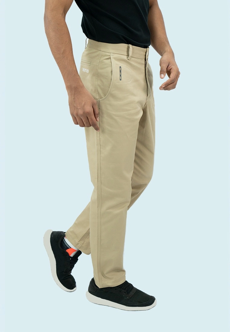 Amnig Men Precision Golf Pants (Brown) - Image 3