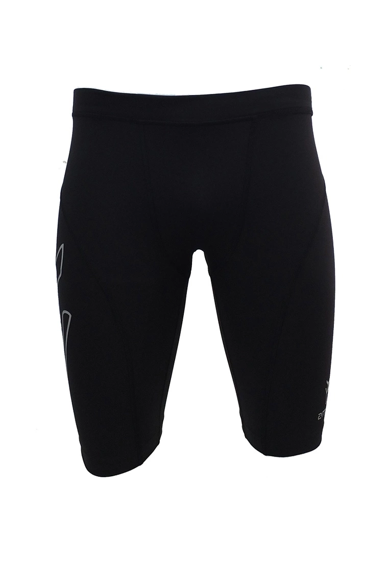Amnig Men Maxforce Victory Compression Short (Black/Silver)