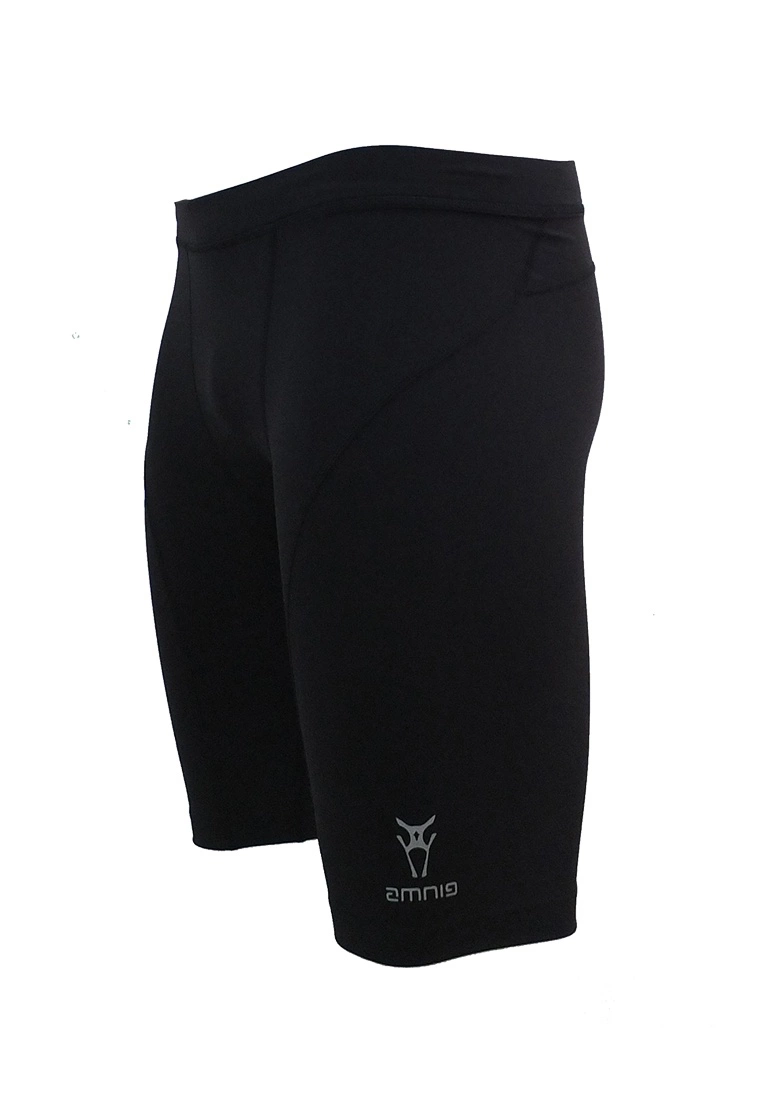Amnig Men Maxforce Victory Compression Short (Black/Silver) - Image 3